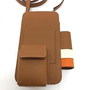 エルメス スマホショルダーバッグ ブラウン エルメス スマホ ショルダー ケース hermes風 スマホポーチ ハイ